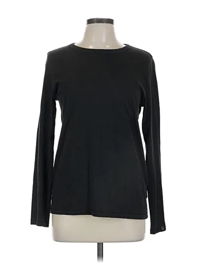 Pre-owned Rag & Bone Long Sleeve T-shirt In Black
