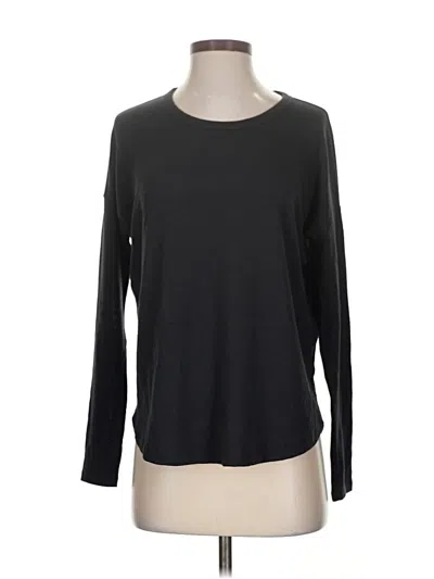 Pre-owned Rag & Bone Long Sleeve T-shirt In Black