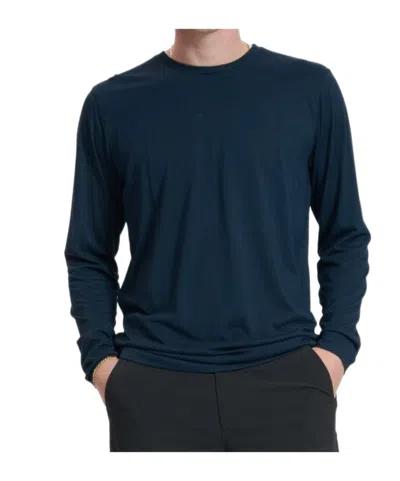 Rag & Bone Long Sleeve T-shirt In Blue