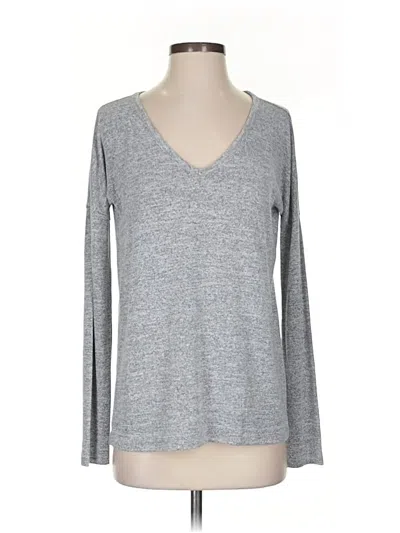 Pre-owned Rag & Bone Long Sleeve T-shirt In Gray