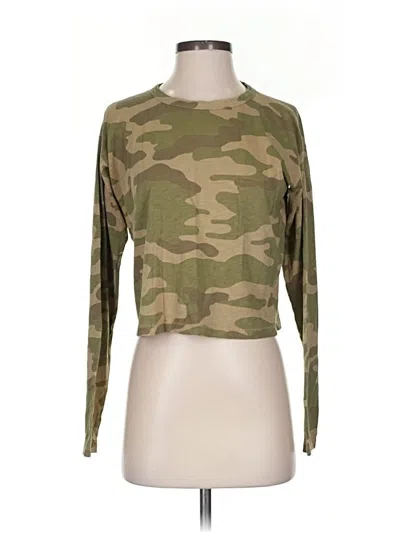 Pre-owned Rag & Bone Long Sleeve T-shirt In Green