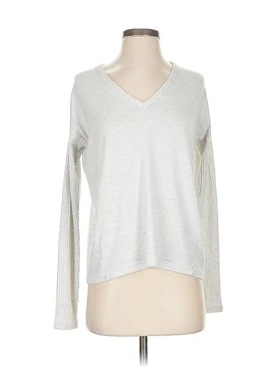 Pre-owned Rag & Bone Long Sleeve T-shirt In Silver
