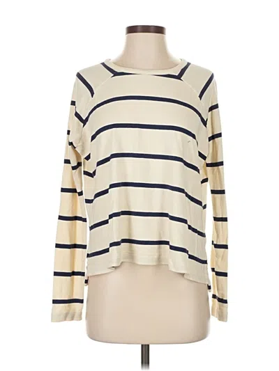 Pre-owned Rag & Bone Long Sleeve T-shirt In White