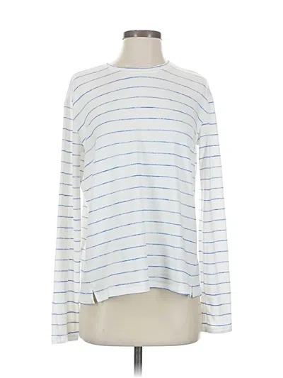 Pre-owned Rag & Bone Long Sleeve T-shirt In White