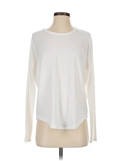 Pre-owned Rag & Bone Long Sleeve T-shirt In White