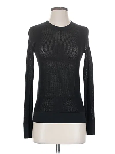 Pre-owned Rag & Bone Long Sleeve Top In Black