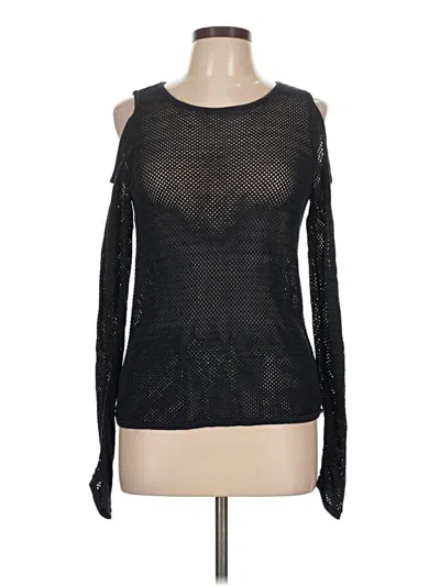 Pre-owned Rag & Bone Long Sleeve Top In Black