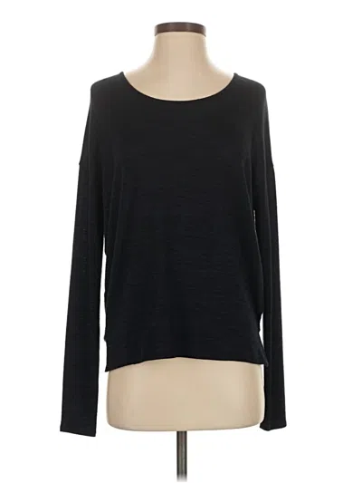 Pre-owned Rag & Bone Long Sleeve Top In Black