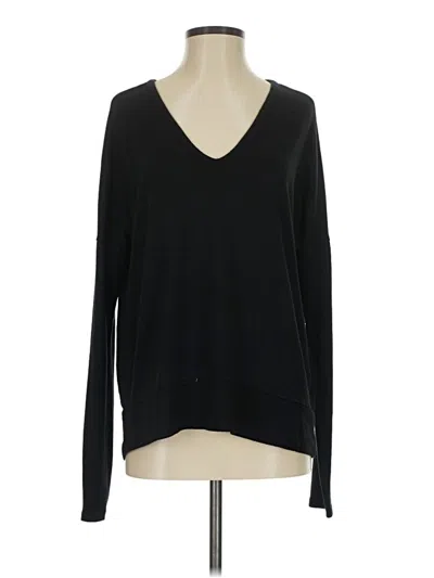 Pre-owned Rag & Bone Long Sleeve Top In Black
