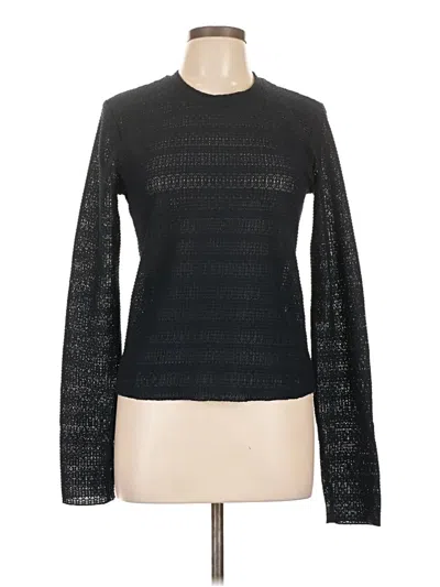 Pre-owned Rag & Bone Long Sleeve Top Black Mock Neckline Tops