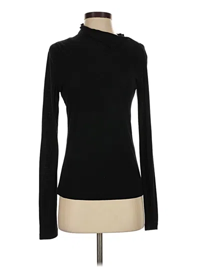 Pre-owned Rag & Bone Long Sleeve Top Black Turtleneck Tops