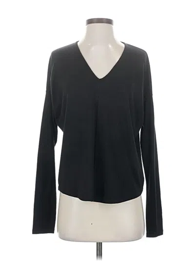 Pre-owned Rag & Bone Long Sleeve Top Black V Neck Tops