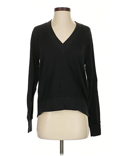 Pre-owned Rag & Bone Long Sleeve Top Black V Neck Tops