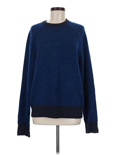 Pre-owned Rag & Bone Long Sleeve Top Blue Crew Neck Tops
