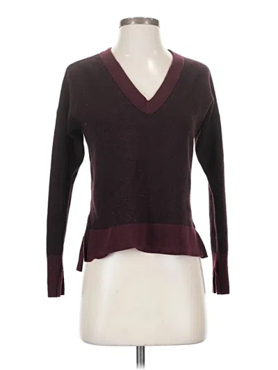 Pre-owned Rag & Bone Long Sleeve Top In Burgundy