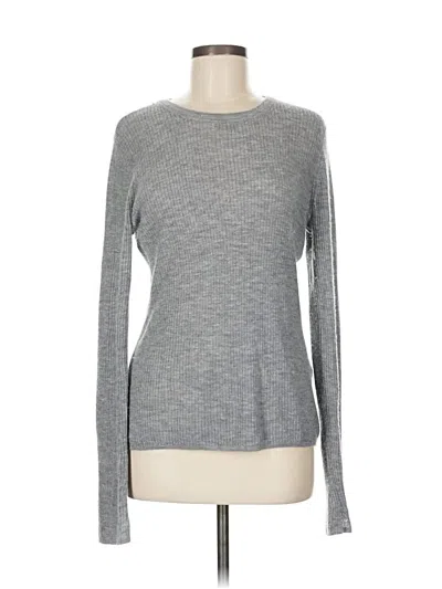 Pre-owned Rag & Bone Long Sleeve Top Gray Crew Neck Tops