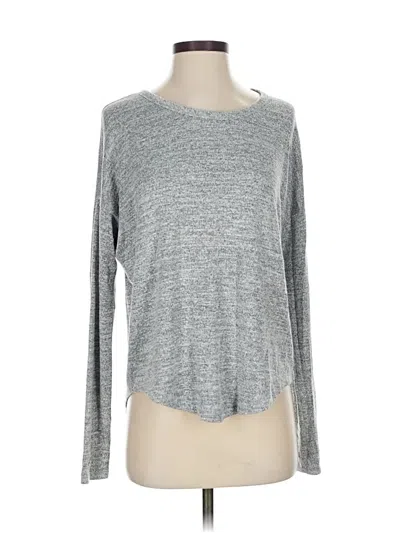 Pre-owned Rag & Bone Long Sleeve Top Gray Crew Neck Tops