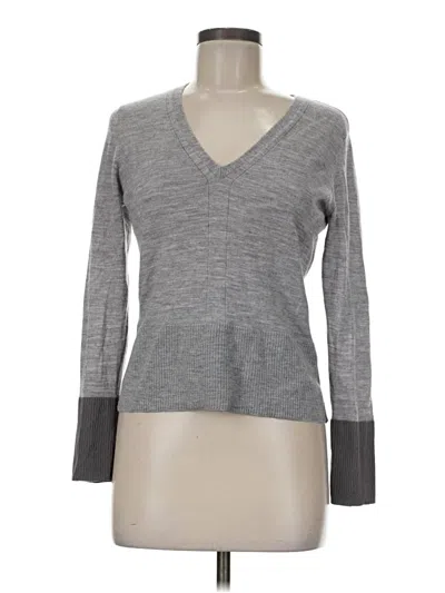 Pre-owned Rag & Bone Long Sleeve Top Gray V Neck Tops