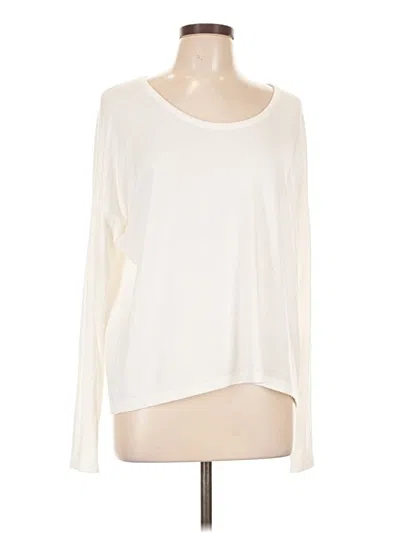 Pre-owned Rag & Bone Long Sleeve Top Ivory One Shoulder Neckline Tops