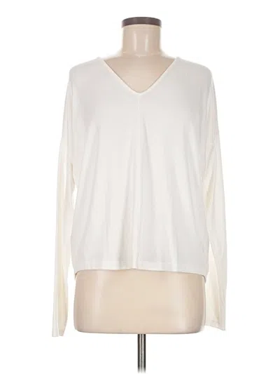 Rag & Bone Long Sleeve Top Ivory V Neck Tops In White