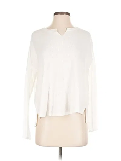 Pre-owned Rag & Bone Long Sleeve Top In White