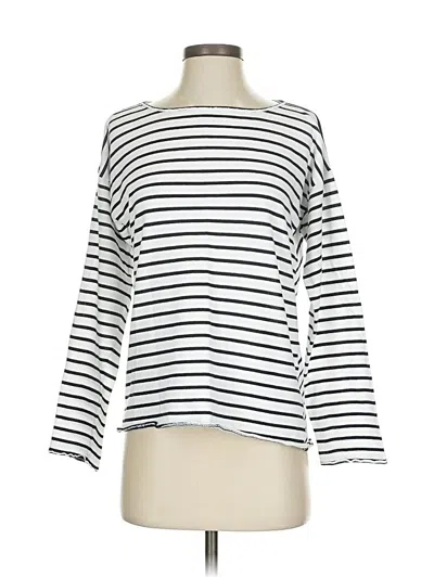 Pre-owned Rag & Bone Long Sleeve Top In White