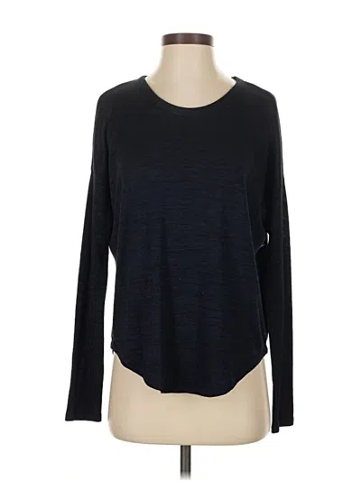 Pre-owned Rag & Bone Long Sleeve T-shirt In Black