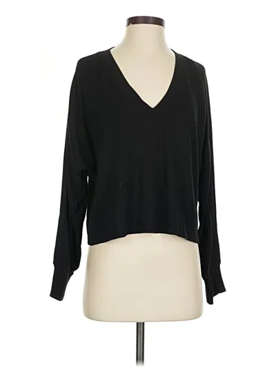 Pre-owned Rag & Bone Long Sleeve T-shirt In Black