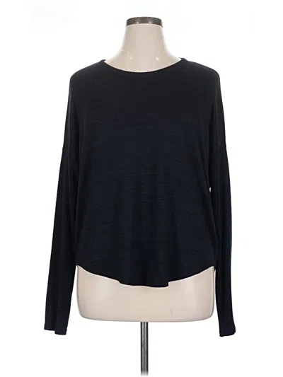 Pre-owned Rag & Bone Long Sleeve T-shirt In Black