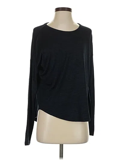 Pre-owned Rag & Bone Long Sleeve T-shirt In Black