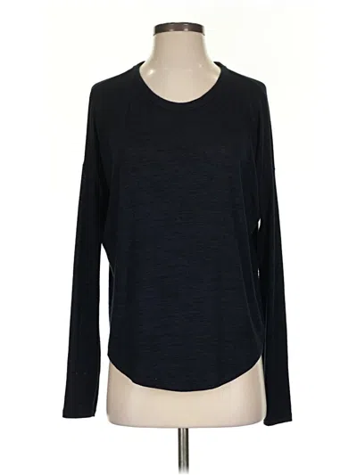 Pre-owned Rag & Bone Long Sleeve T-shirt In Black