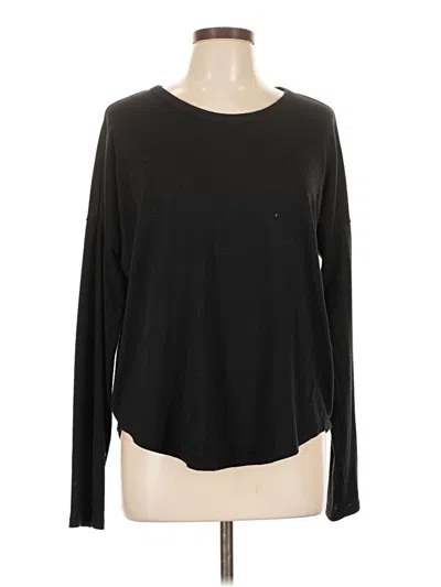 Pre-owned Rag & Bone Long Sleeve T-shirt In Black