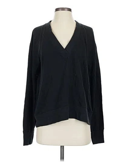 Pre-owned Rag & Bone Long Sleeve T-shirt In Black