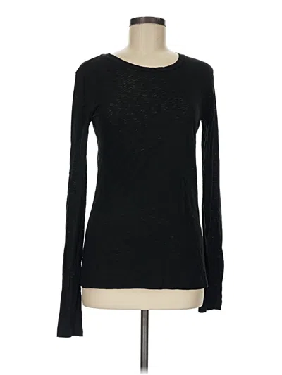 Pre-owned Rag & Bone Long Sleeve T-shirt In Black
