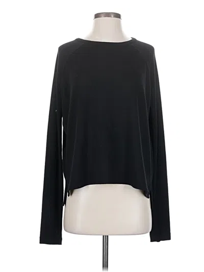 Pre-owned Rag & Bone Long Sleeve T-shirt In Black