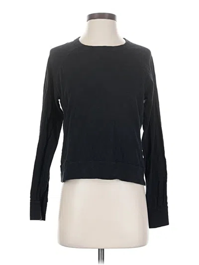 Pre-owned Rag & Bone Long Sleeve T-shirt In Black