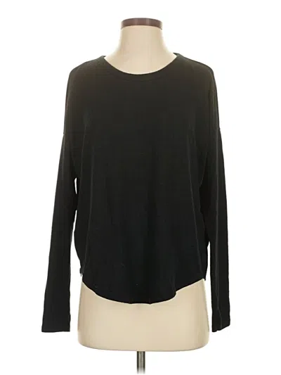 Pre-owned Rag & Bone Long Sleeve T-shirt In Black