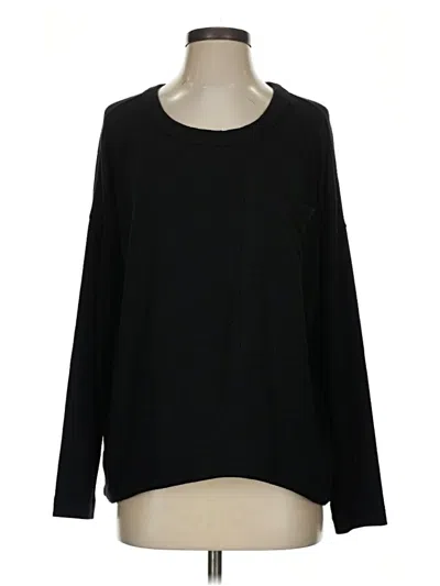 Pre-owned Rag & Bone Long Sleeve T-shirt In Black