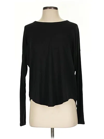 Pre-owned Rag & Bone Long Sleeve T-shirt In Black