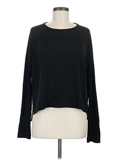 Pre-owned Rag & Bone Long Sleeve T-shirt In Black