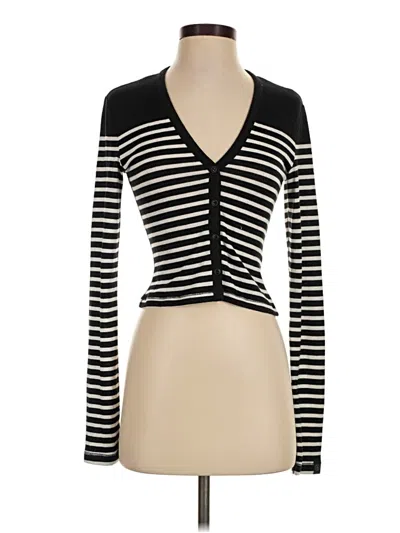 Pre-owned Rag & Bone Long Sleeve T-shirt In Black