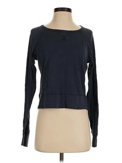 Pre-owned Rag & Bone Long Sleeve T-shirt In Black