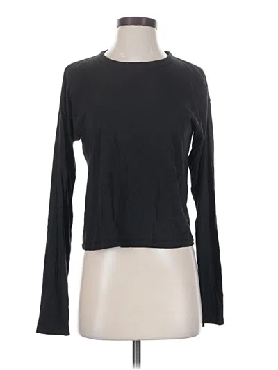 Pre-owned Rag & Bone Long Sleeve T-shirt In Black