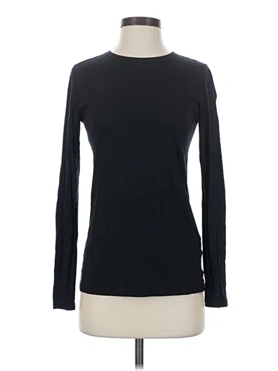 Pre-owned Rag & Bone Long Sleeve T-shirt In Black