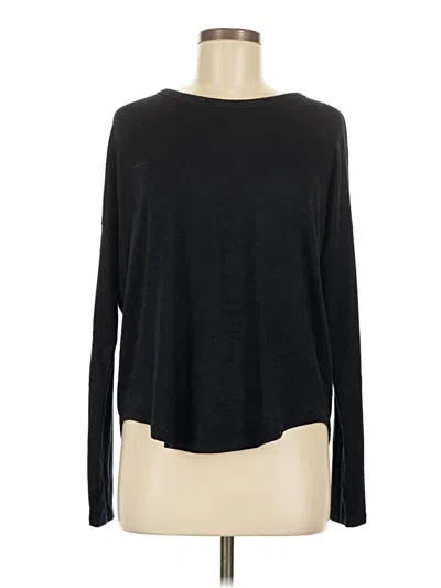 Pre-owned Rag & Bone Long Sleeve T-shirt In Black