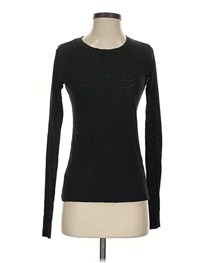 Pre-owned Rag & Bone Long Sleeve T-shirt In Black