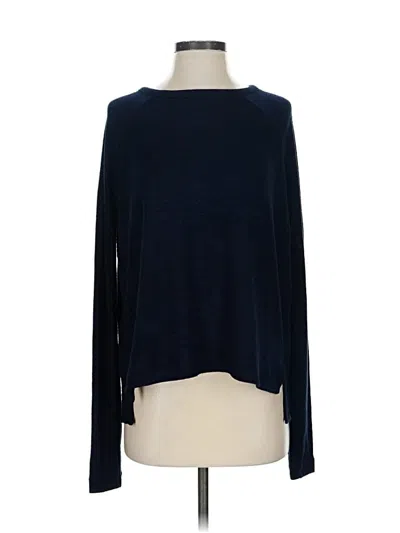 Pre-owned Rag & Bone Long Sleeve T-shirt In Blue