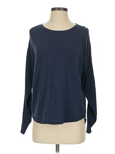 Pre-owned Rag & Bone Long Sleeve T-shirt In Blue