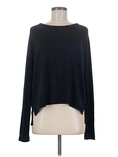 Pre-owned Rag & Bone Long Sleeve T-shirt In Blue