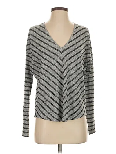 Pre-owned Rag & Bone Long Sleeve T-shirt In Gray